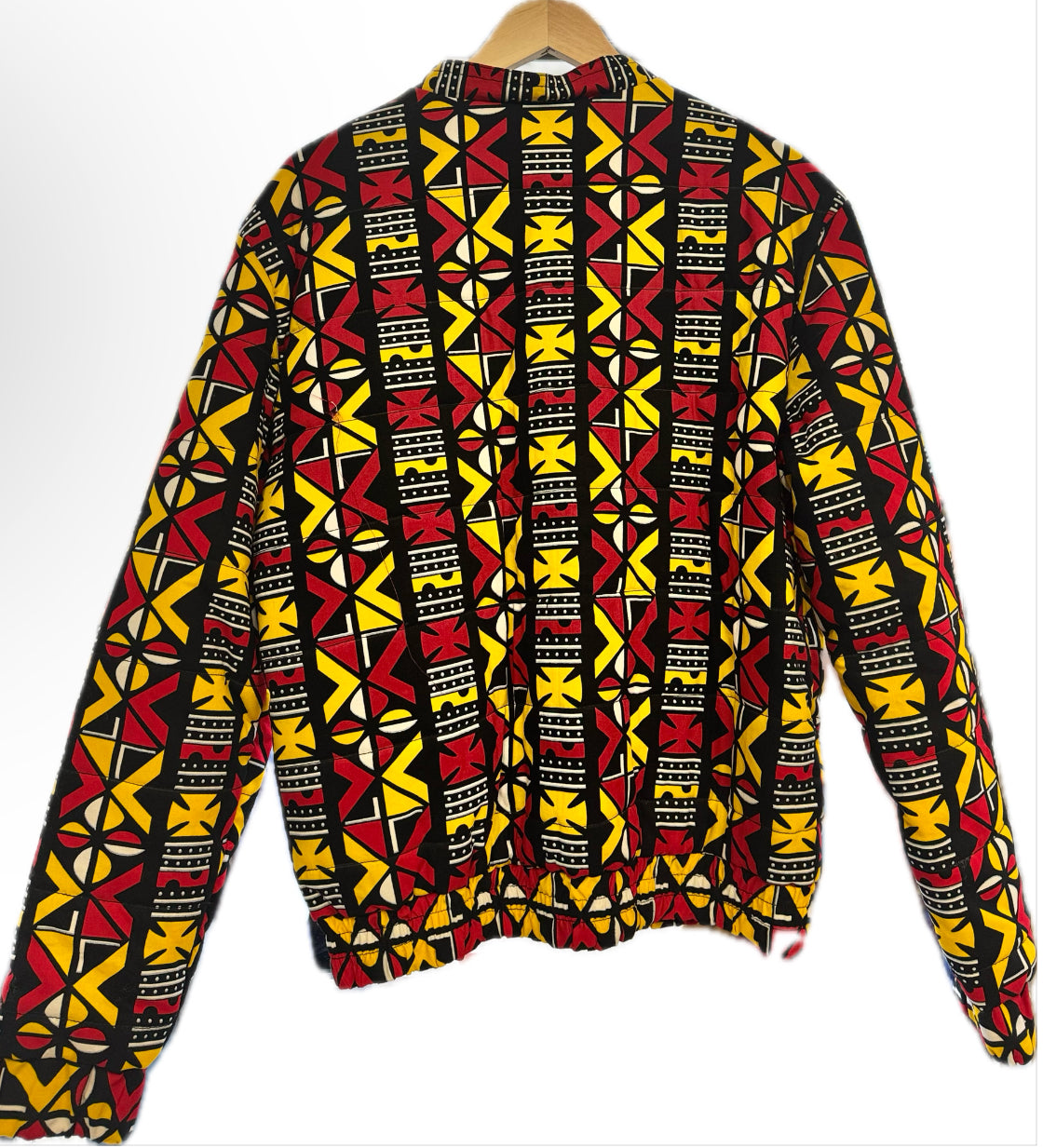 Veste unisexe en tissu imprimé africain vibrant