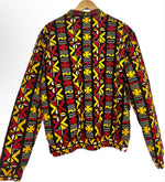 Veste unisexe en tissu imprimé africain vibrant